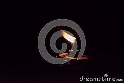 Lantern light. Stock Photo