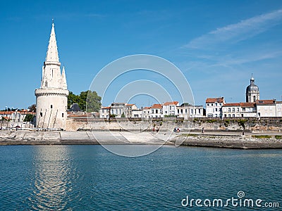 The lantern tower in La Rochelle, France. Stock Photo