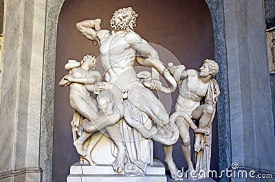 Laocoon group Editorial Stock Photo