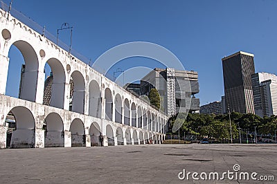 Lapa Arch, Rio de Janeiro, Brazil Stock Photo