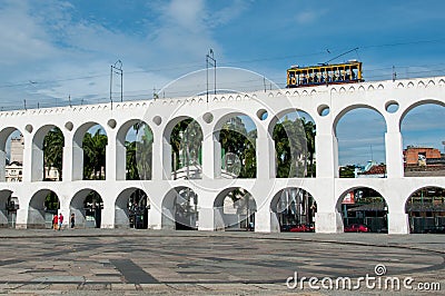 Lapa Arch, Rio de Janeiro, Brazil Stock Photo