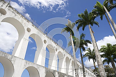 Lapa Arches Rio de Janeiro Brazil Stock Photo