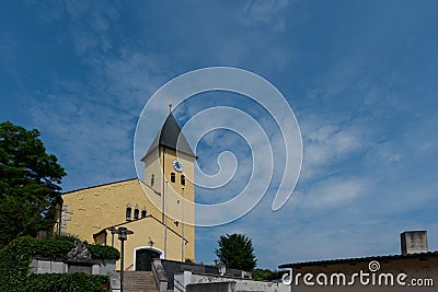 Lappersdorf bei Regensburg, Kirche St. MariÃ¤ Himmelfahrt Stock Photo