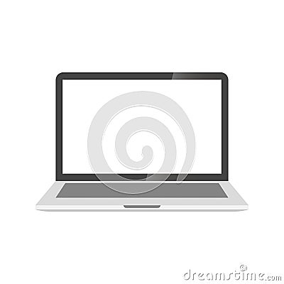 Laptop computer device Vector Illustration