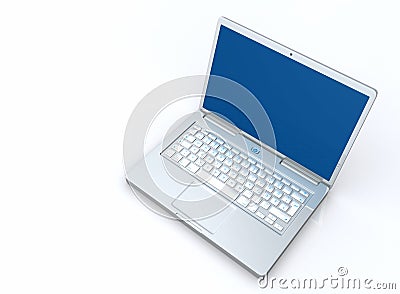 Laptop computer Stock Photo