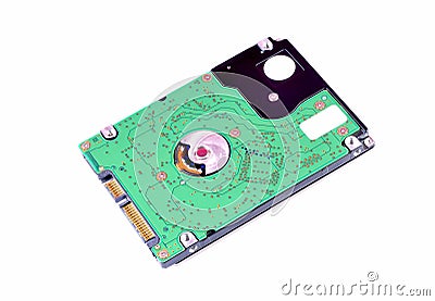 Laptop hard drive Stock Photo