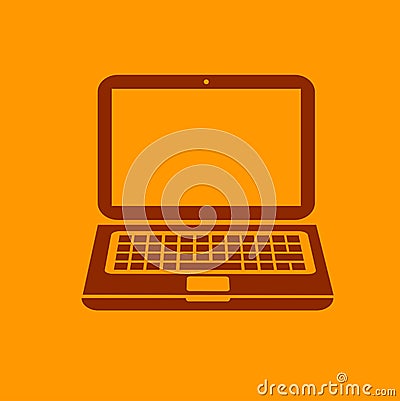 Laptop Icon Vector Illustration