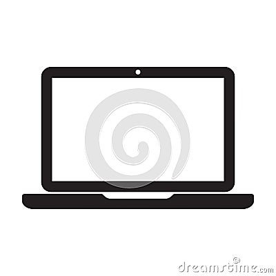 Laptop icon vector Vector Illustration