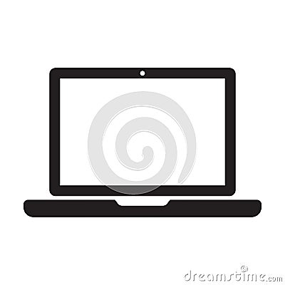 Laptop icon vector Vector Illustration