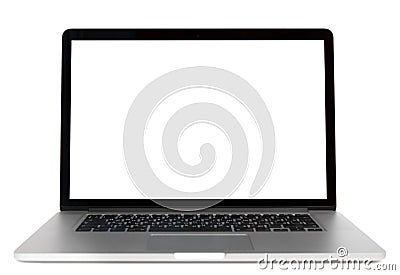 Laptop isolated Editorial Stock Photo