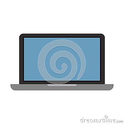 Laptop pc techology Vector Illustration