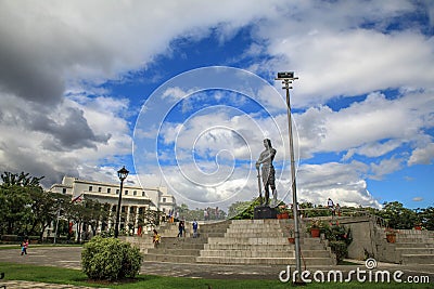 The Lapu Lapu Monument at Rizal Park Editorial Stock Photo