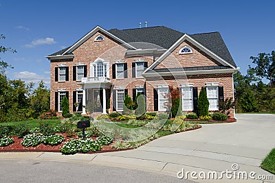 Large american house Stock Photo