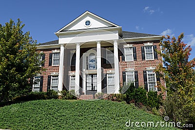 Large american house Stock Photo