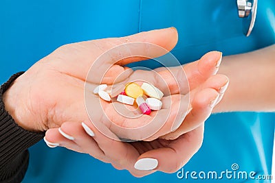 Large amount of pharmaceutical products Stock Photo