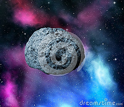 Large asteroid Stock Photo