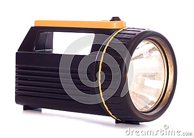 Large black torch Stock Photo