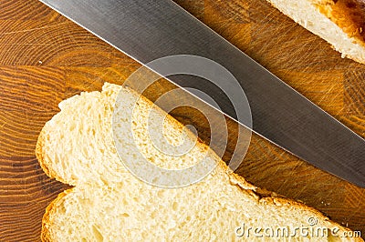 Large braided loaf Stock Photo