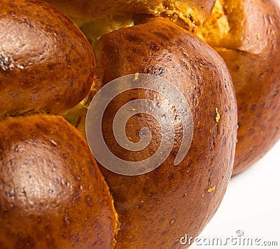 large braided loaf Stock Photo