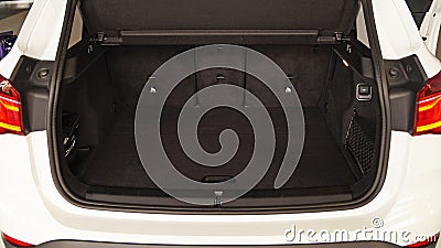 Large capacious trunk of a modern car Stock Photo