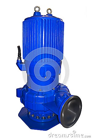 Large centrifugal single stage pump Stock Photo