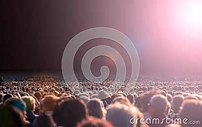 Large crowd of people Editorial Stock Photo