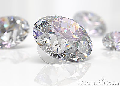 Large diamond Stock Photo