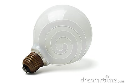 Large electric lightbulb Stock Photo