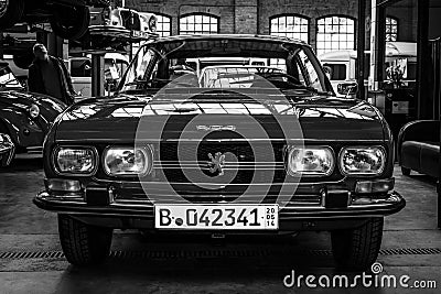 Large family car Peugeot 504 Editorial Stock Photo