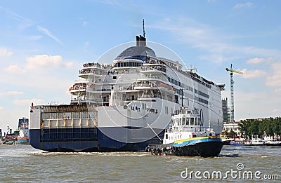 Large Ferry Editorial Stock Photo