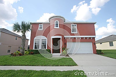 Large Florida Home Stock Photo