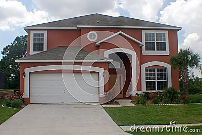 Large Florida Home Stock Photo