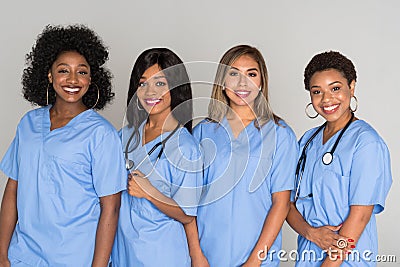 Group Of Nurses Stock Photo