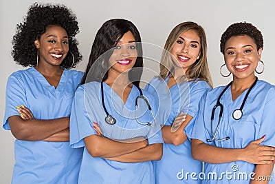 Group Of Nurses Stock Photo