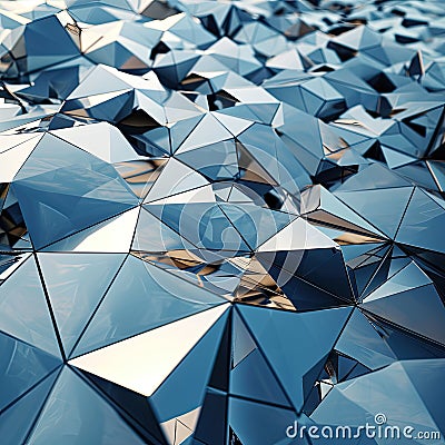 Large Group of Shiny Blue Orbs in a Field Stock Photo