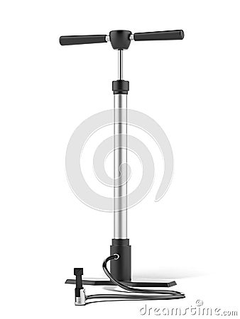 Large hand pump Stock Photo