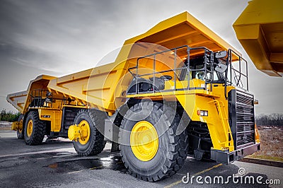 Large haul truck Stock Photo