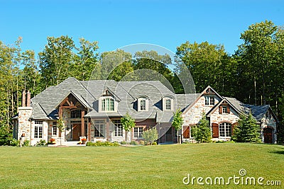 Large Home Stock Photo