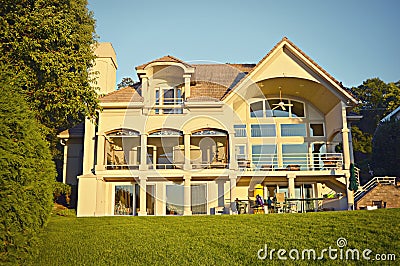 Large Home Stock Photo