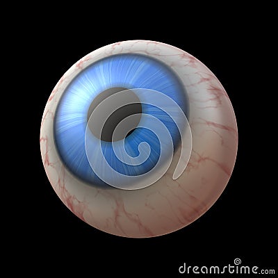 Large human eyeball Stock Photo