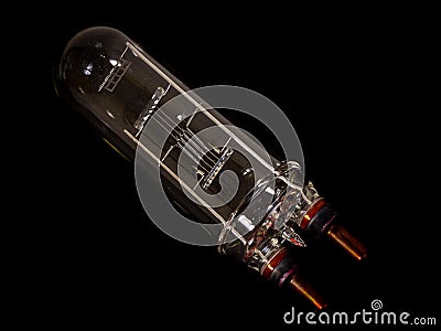 Large Incandescent Lightbulb Stock Photo