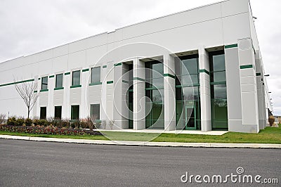 Large industrial building Stock Photo