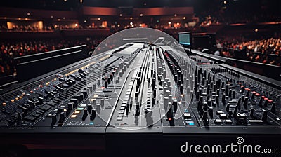 Music Mixer Stock Photo