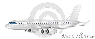 Large passenger plane. Stock Photo