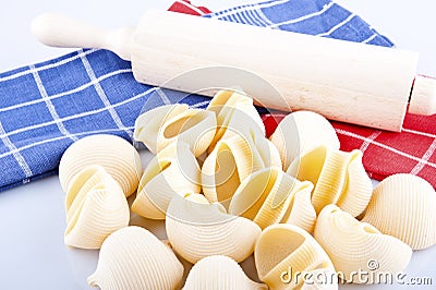 Large pasta shells Stock Photo
