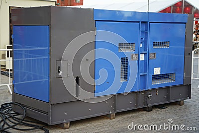 diesel generators Stock Photo