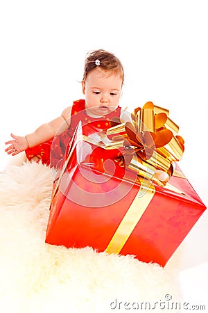 Large present Stock Photo