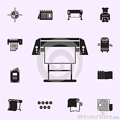 large printer icon. Print house icons universal set for web and mobile Stock Photo