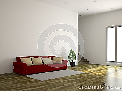 A large room Stock Photo