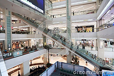 Large shopping center Editorial Stock Photo